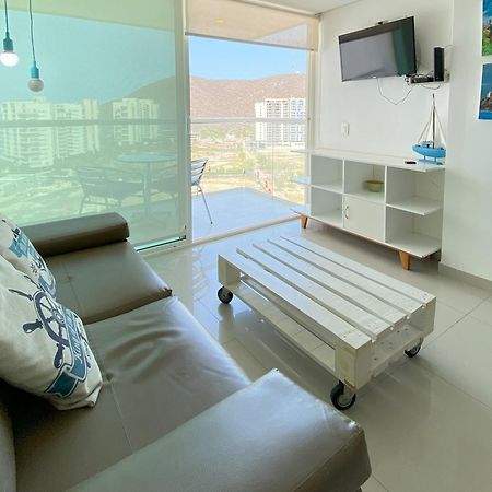 Edificio Areia En Pozos Colorados, Apto 2 Habitaciones 2 Banos Santa Marta  Bagian luar foto