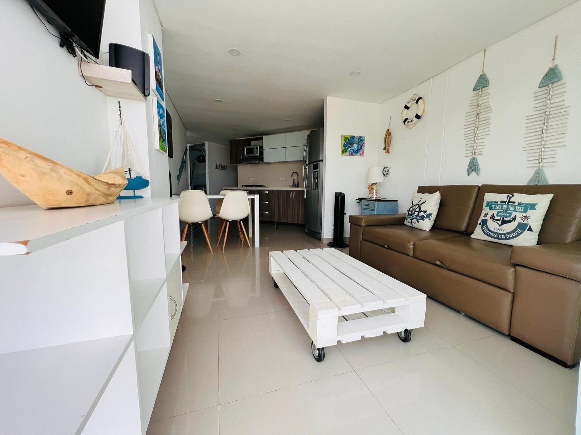 Edificio Areia En Pozos Colorados, Apto 2 Habitaciones 2 Banos Santa Marta  Bagian luar foto