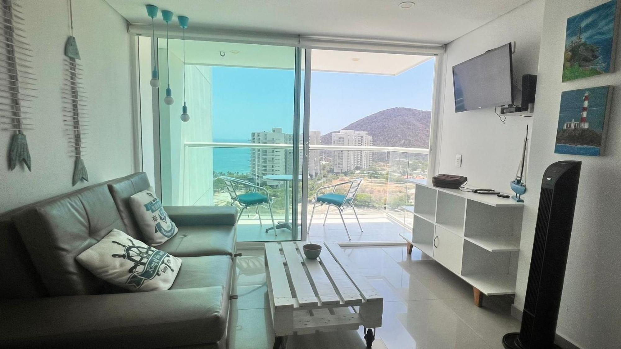 Edificio Areia En Pozos Colorados, Apto 2 Habitaciones 2 Banos Santa Marta  Bagian luar foto