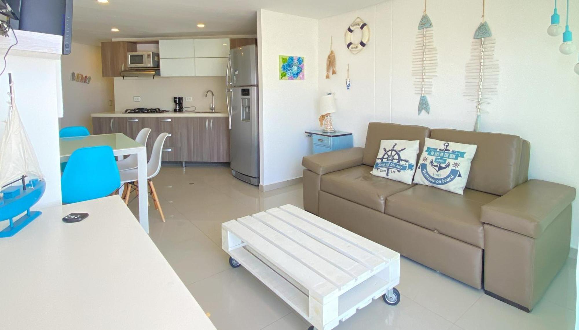 Edificio Areia En Pozos Colorados, Apto 2 Habitaciones 2 Banos Santa Marta  Bagian luar foto